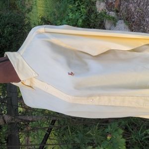 Ralph Lauren Blue Label Men's Yellow Classic Fit Cotton Long Sleeve Button Down